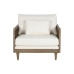 Fotelja Home ESPRIT Bijela Prirodno 93 x 86 x 88 cm