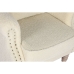 Fotel Home ESPRIT Biały Naturalny Drewno kauczukowe 73 X 65 X 87 cm