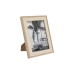 Photo frame Home ESPRIT Natural Crystal MDF Wood Romantic 20 x 1,8 x 25 cm