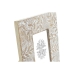 Fotolijsten DKD Home Decor Wit Natuurlijk Kristal Mangohout Indiaas 20 x 1,3 x 25 cm