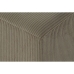 Footrest DKD Home Decor Brown Polyester MDF Wood 40 x 40 x 40 cm