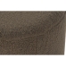 Naslon za Noge DKD Home Decor Rjava Črna Poliester Les MDF 41 x 41 x 46 cm