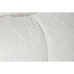 Naslonjač za Noge Home ESPRIT Bijela Poliester Metal 65 x 65 x 35 cm