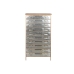 Ladenkast Home ESPRIT Bruin Grijs Zilverkleurig Natuurlijk Metaal Spar Loft 66 x 33,5 x 121 cm