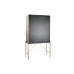 Skänk DKD Home Decor 85 x 35 x 155 cm Glas Svart Gyllene Metall Brun Transparent Grön Mörkbrun