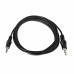 Аудио кабел с жак (3,5 mm) към 2 RCA кабел NANOCABLE 1,5 m Черен 1,5 m