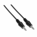 Audio Jack Cable (3.5mm) NANOCABLE 1,5 m Black 1,5 m