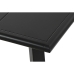 Sada stôl a 3 kreslá Home ESPRIT Čierna Sklo Oceľ 123 x 66 x 72 cm