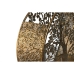 Suport de Lumânări Home ESPRIT Auriu* Metal Geam 30 x 11 x 36 cm