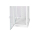 Žibintas Home ESPRIT Balta Stiklas Geležis Shabby Chic 20 x 20 x 55 cm (3 Dalys)