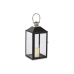 Lanterne Home ESPRIT Μαύρο Ασημί Κρυστάλλινο Χάλυβας 18 x 18 x 41 cm (2 Τεμάχια)