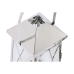 Фонарь Home ESPRIT Серебристый Стеклянный Сталь хром 20 x 20 x 48 cm (3 Предметы)