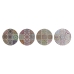 Dækkeserviet Home ESPRIT Kork Dolomite 20 x 20 x 0,7 cm Mandala (4 enheder)