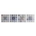 Dækkeserviet Home ESPRIT Kork Dolomite 20 x 20 x 0,7 cm Flise (4 enheder)