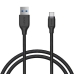 USB Cable Aukey CB-AC1 Черен 1,2 m