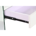 Ночной столик DKD Home Decor Белый Прозрачный Стеклянный Деревянный MDF 50 x 40 x 45,5 cm
