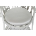 Poltrona de jardim DKD Home Decor Branco Poliéster Metal 30 x 40 cm 96 x 66 x 145 cm 96 x 66 x 140 cm
