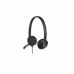 Słuchawki z Mikrofonem Logitech 981-000475 USB 1,8 m Czarny