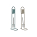 Toilet Roll Holder Home ESPRIT White Turquoise Metal 30 x 16 x 78,5 cm (2 Units)