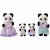 Action Figures Sylvanian Families The Panda Family