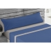 Set beddengoed Alexandra House Living Blauw Bed van 180 4 Onderdelen