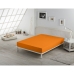 Fitted bottom sheet Alexandra House Living Orange 200 x 200 cm