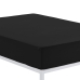 Fitted bottom sheet Alexandra House Living Black 135/140 x 190/200 cm