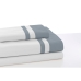 Prešívané obliečky bez výplne Alexandra House Living Marbella Oceľ Oceľová sivá 150 cm posteľ 3 Kusy