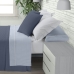 Prešívané obliečky bez výplne Alexandra House Living Greta Modrá 135/140 cm posteľ 3 Kusy