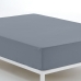 Fitted bottom sheet Alexandra House Living Steel Grey 135/140 x 200 cm