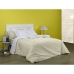 Bettdeckenbezug Alexandra House Living Weiß 260 x 240 cm Reversibel zweifarbig