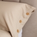 Set pokrivača za poplun Alexandra House Living Suiza Bež Krevet od 150/160 3 Dijelovi