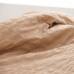 Set pokrivača za poplun Alexandra House Living Amán Svijetlo smeđi Krevet od 150 2 Dijelovi