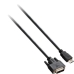 HDMI til DVI-Kabel V7 V7E2HDMIDVID-02M Svart 2 m