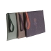 Neseser DKD Home Decor Brązowy Kolor Zielony Bordeaux Płótno Yoga 31 x 1 x 21 cm (3 Sztuk)