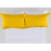 Capa de travesseiro Alexandra House Living Mostarda 55 x 55 + 5 cm