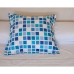 Husă de pernă de canapea Alexandra House Living Albastru 50 x 75 cm 55 x 55 + 5 cm Cadre