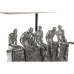 Lampa stołowa DKD Home Decor 36 x 21,5 x 43 cm Srebrzysty Beżowy Metal Żywica 220 V 50 W