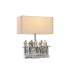 Pöytälamppu DKD Home Decor 36 x 21,5 x 43 cm Hopeinen Beige Metalli Hartsi 220 V 50 W