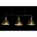 Stropna svjetiljka DKD Home Decor 116 x 29 x 42 cm Crna zlatan Metal 50 W