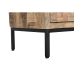 TV furniture DKD Home Decor Natural Black Metal Mango wood (160 x 45 x 55 cm)