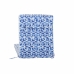Kudde DKD Home Decor Blå Vit Rektangulär Geometrisk 190 x 60 x 5 cm (190 x 60 x 5 cm)