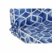Pernă DKD Home Decor Albastru Alb Dreptunghiular Geometric 190 x 60 x 5 cm (190 x 60 x 5 cm)