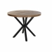 Jedálenský stôl DKD Home Decor Čierna Prírodná Kov Agátové drevo 101 x 101 x 79 cm 100 x 100 x 76 cm