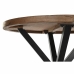Mesa de Comedor DKD Home Decor Negro Natural Metal Acacia Madera de acacia 101 x 101 x 79 cm 100 x 100 x 76 cm