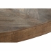 Jídelní stůl DKD Home Decor Černý Přírodní Kov Akátové Akátové dřevo 101 x 101 x 79 cm 100 x 100 x 76 cm