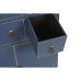 Тумба с ящиками DKD Home Decor Синий Позолоченный Ель Деревянный MDF Восточный 63 x 27 x 101 cm