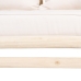 Canapea cu 2 Locuri AKAR 131 x 80 x 77,5 cm Natural lemn de tec