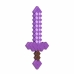 Žaislinis kardas Minecraft Purpurinė