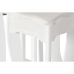 Комплект от 2 маси Home ESPRIT Бял Дървен MDF 30 x 30 x 76,5 cm